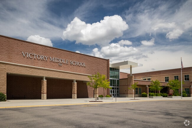 Victory Middle School south entrance.