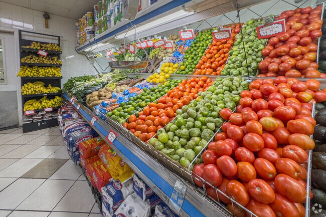 At La Loma Supermarket residents can get groceries and fresh veggies.