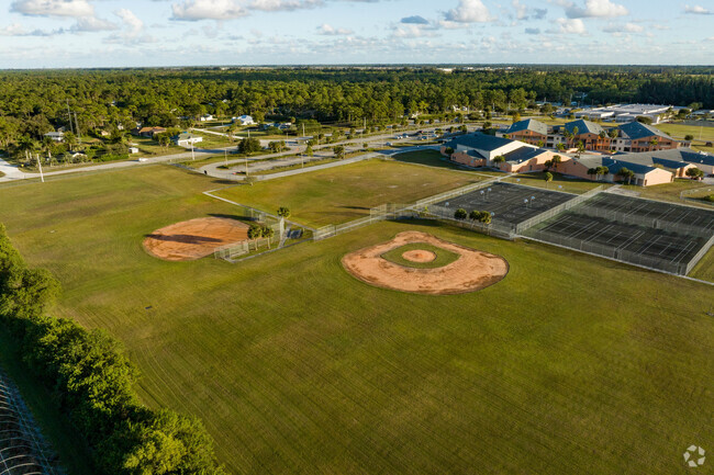 Osceola Creek middle school athletic fields.