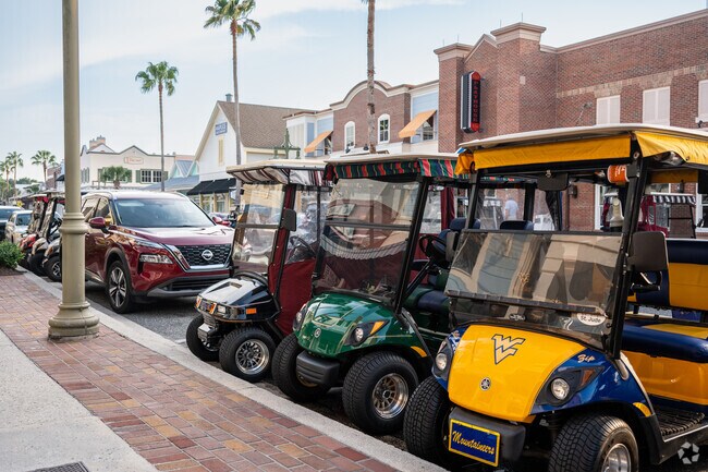 Village of Summerhill residents often opt to travel via golf carts around The Villages.