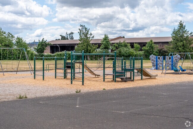 Riverbend Elementary School students can enjoy the playground in East Springfield.