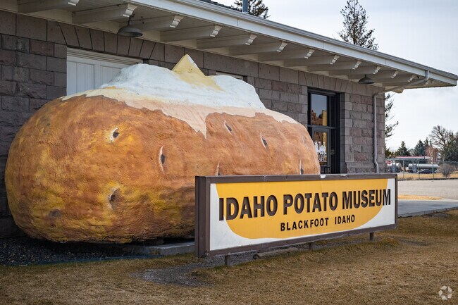 Get your selfie in front of the Idaho Potato Museum in Blackfoot.