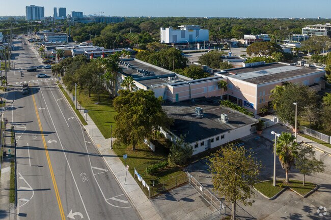 Education thrives in the secure embrace of Ojus Elementary School.