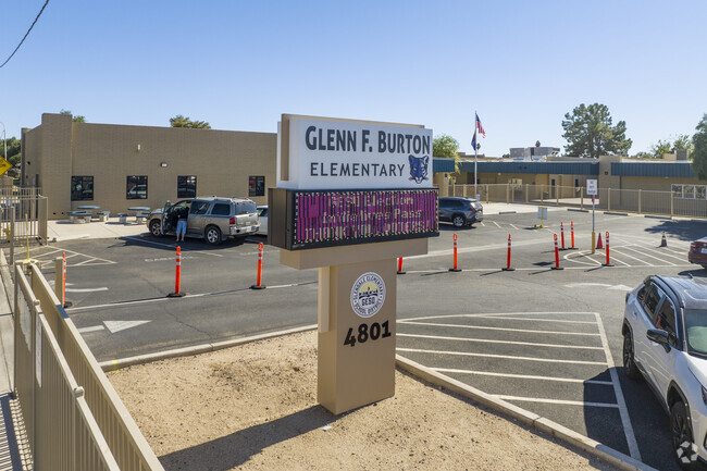Glendale’s students attending Burton Elementary School may be in K-8th grades.