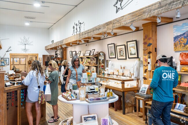 Shops near Joerger Ranch feature local art, jewelry and gifts.