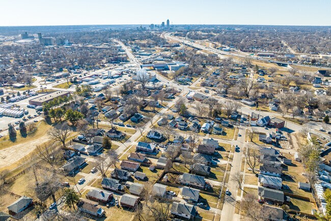Even during the cold months, the color and charm of Accent homes warms up the cozy neighborhood.