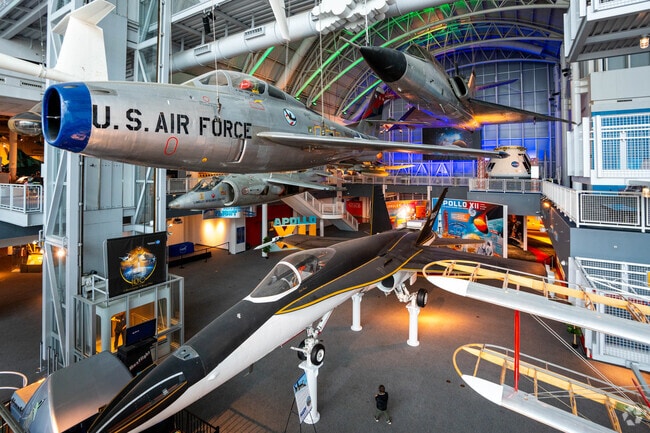 Head to the Virginia Air and Space Museum to see decommissioned jets and learn about space.