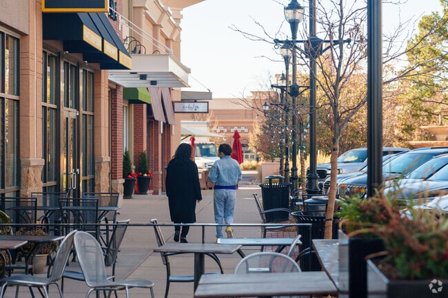 Southglenn residents can easily meet up with a friend at Streets at SouthGlenn.