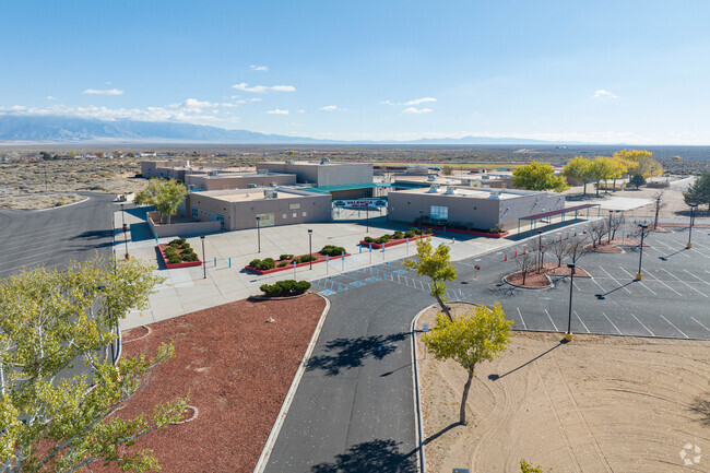 Valencia Middle School aerial photo.