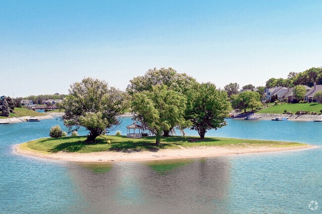 Beautiful lake views can be seen from many Clearwater residents homes..