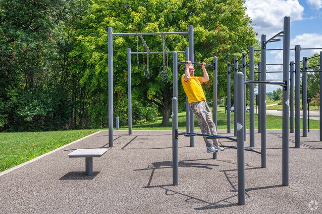 Enjoy a great place to exercise outside in the park of Nelson Park.