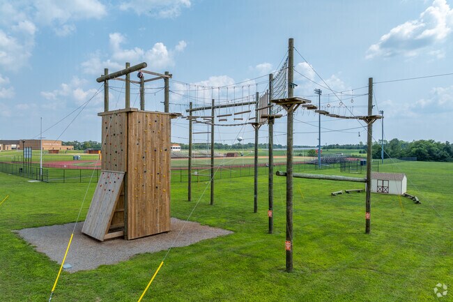 Cumberland Regional High School's JROTC program has their own obstacle course.