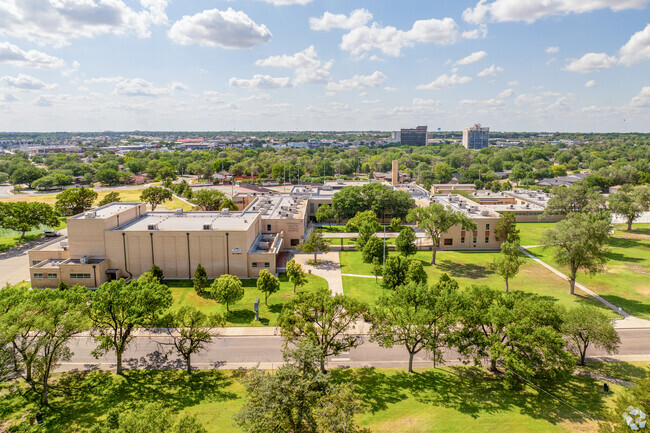 Austin Middle School sits within a dense historic neighborhood.