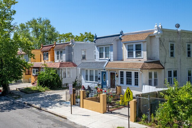 Rosedale features homes in a variety of colors and styles.