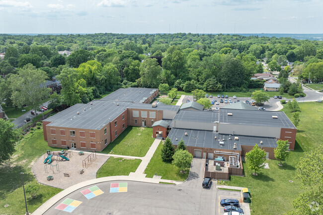 Horace Mann Elementary School has approximately 364 students.
