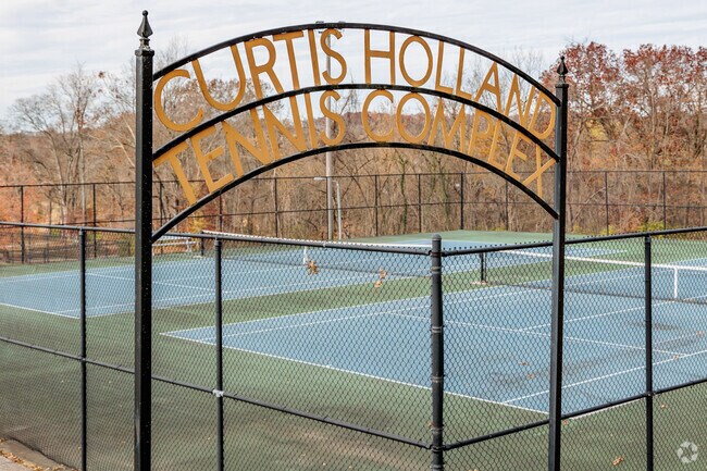 Locals can practice and scrimmage at the Curtis Holland Tennis Complex in Springfield.