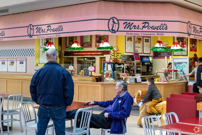 Residents in Manhattan head to Manhattan Town Center Mall for a wide range of stores.