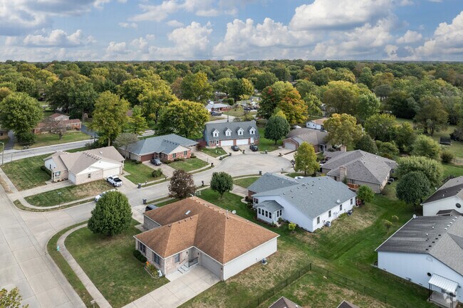 Linden wood has a variety of housing options on tree lined streets.