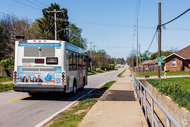 Public buses provide convenience for Bissett residents.