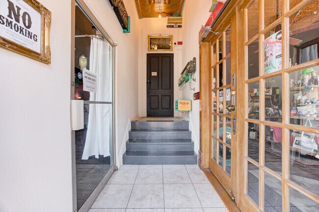 Foyer/Mail/Code Entry to Private Residences