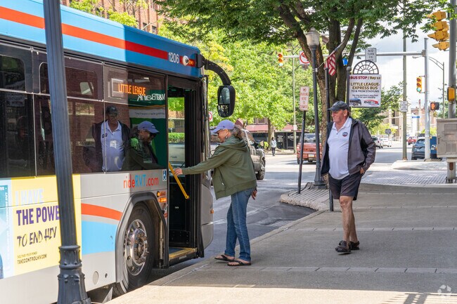 River Valley Transit busses run through East End, making access to nearby area a breeze.