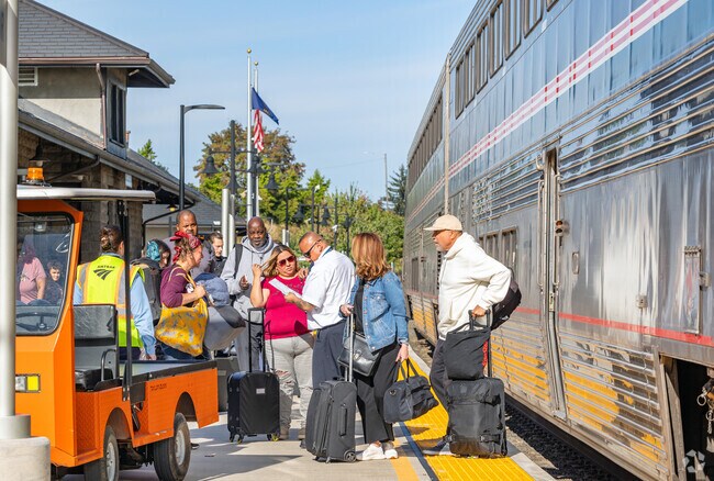 The Amtrak station connects North Albany, OR with other cities and even West Coast states.