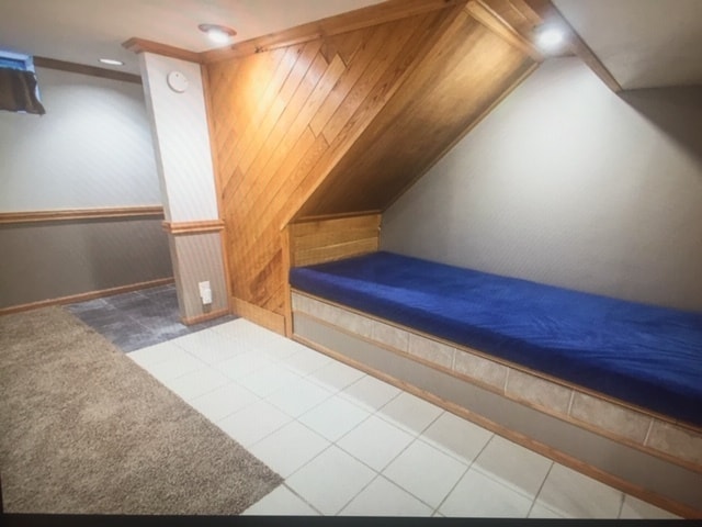 Lounger in basement