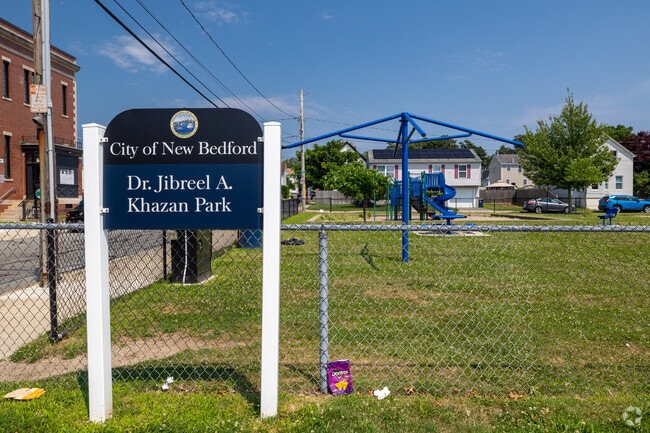 Play area at Trinity Day Academy in New Bedford, Ma.