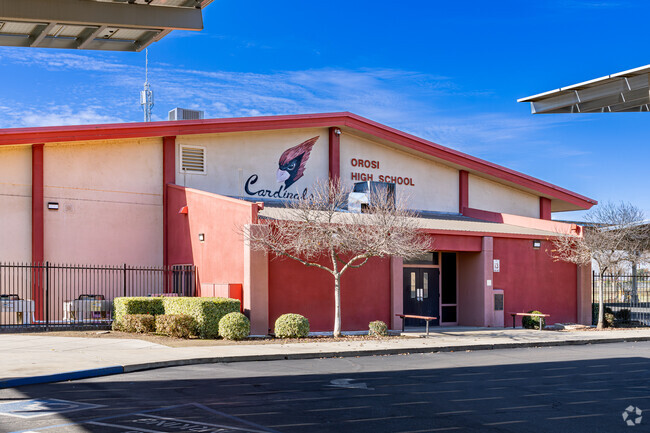 The gymnasium at Orosi High School provides a great place for students to play.