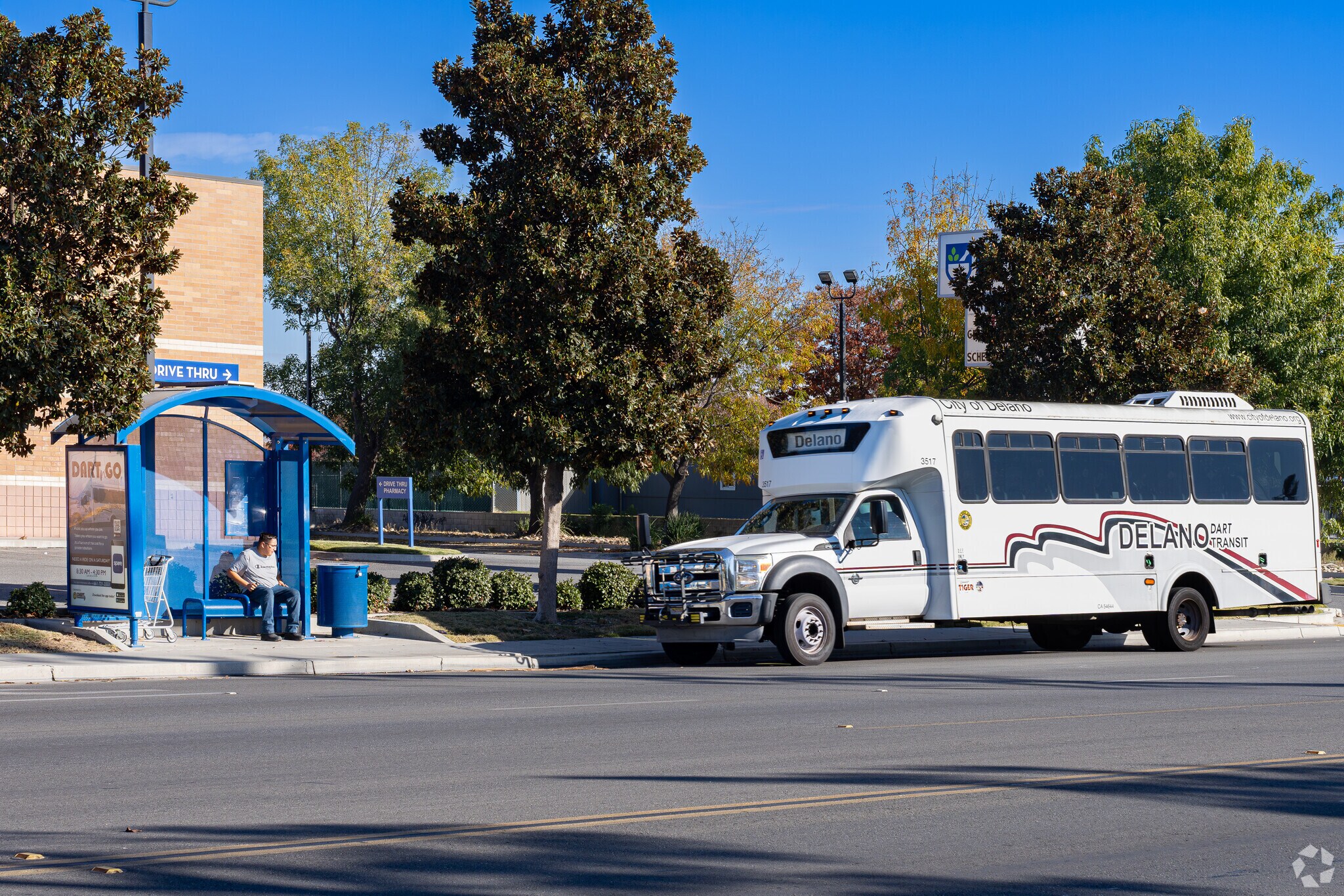 The DART transit provides service to all the residents of West Delano.