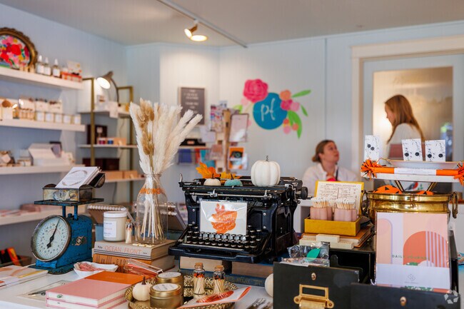 The Paper Feather offers curated stationery and gifts in Edmonds Bowl.