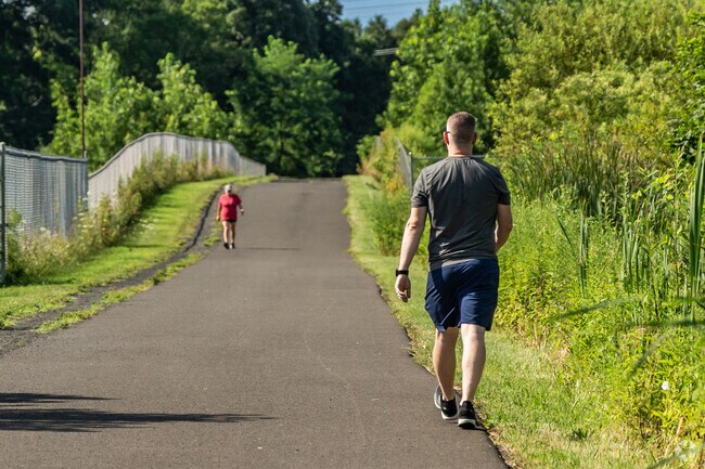 The Southington Linear Trail runs through the town of Southington for approximately 4 miles.