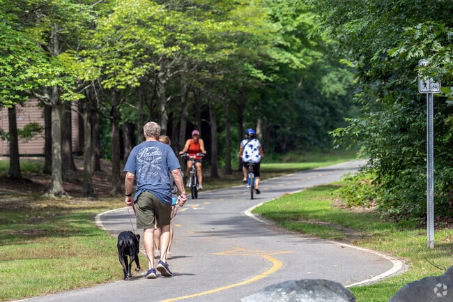 The East Bay Bike Path runs through the Annawomscutt neighborhood giving easy access to parks.