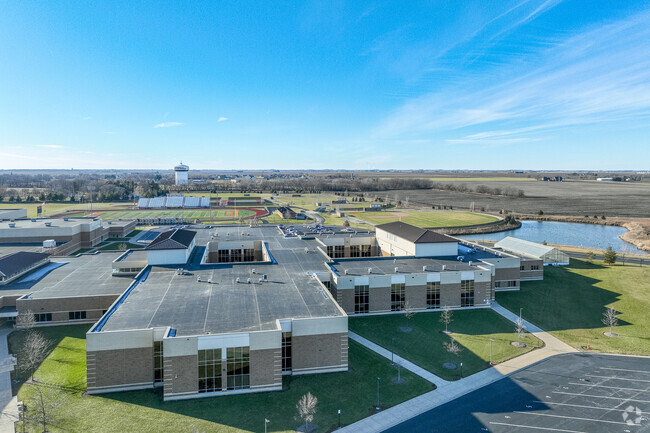Dekalb High School is located off of Dresser in Dekalb.