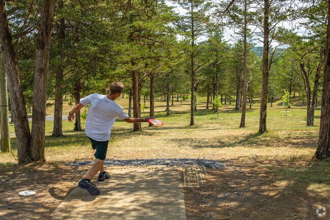 Try your hand at disc golf on the 18 hole course throughout Westover Park.