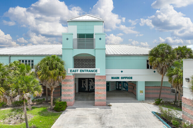 Royal Palm Beach High School east entrance.