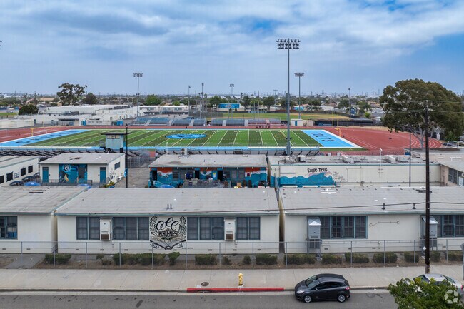 Eagle Tree High School shares a campus with Carson High School.
