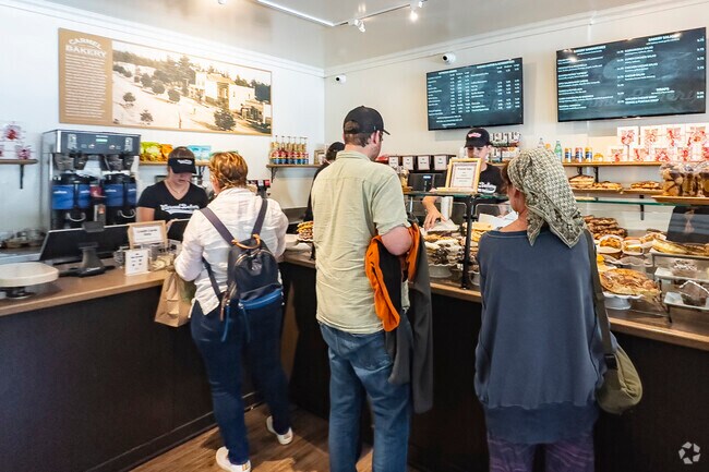 Grab a cup of Joe at a local coffee house in Carmel-By-The-Sea, California.