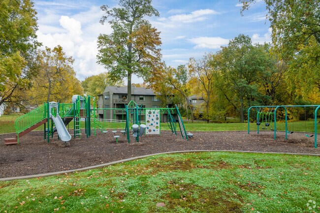 The kids will enjoy this new playground at Hodge Park.