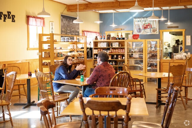 At the Way Fruit Cafe you can grab fresh-baked goods to enjoy or bring home in Worth.