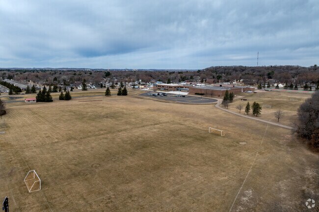 South Middle School has multiple soccer fields on campus.
