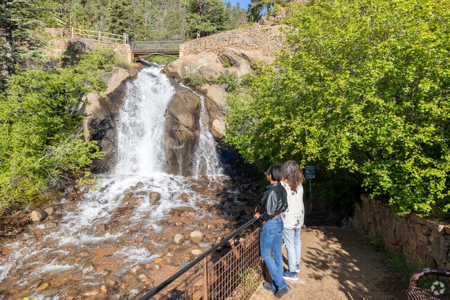 Helen Hunt Falls is only a five-mile drive from the Ivywild neighborhood.