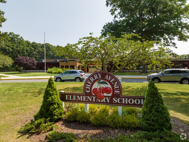 Cherry Avenue Elementary School front signage.