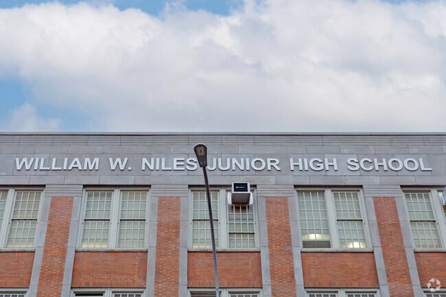 JHS 118 houses three academically focused academies to meet the needs of middle school students.