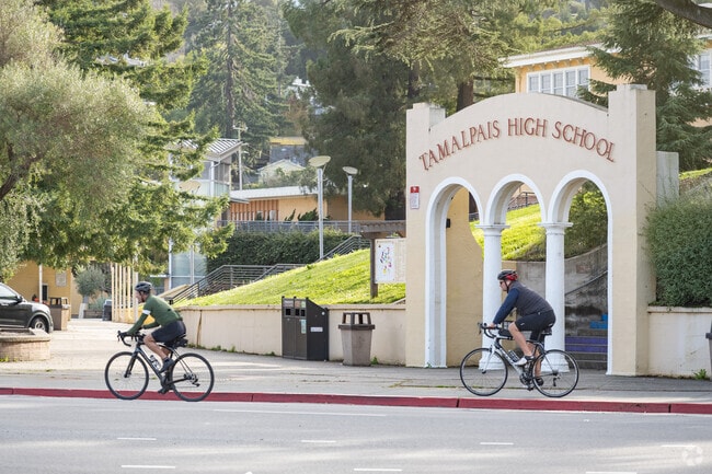 Tamalpais High School is walking and biking distance to shopping and dining.