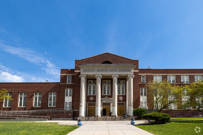 August Martin High School in Rochdale has advanced college prep classes.