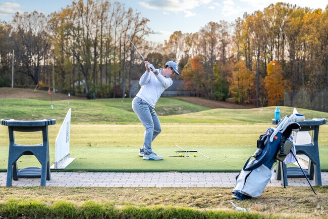 Practice your swing at Hobbit's Glen Golf Club in Columbia.