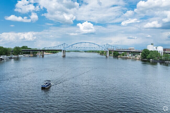 Springbrook-Clayton Johnson boaters enjoy cruising the Mississippi River.
