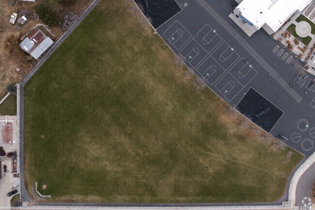 A large sports field at Endeavor Elementary School in West Kaysville provides plenty of outdoor