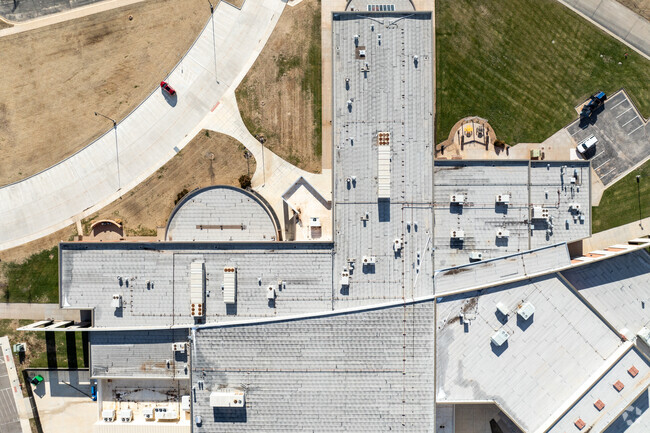 This is a top down view of Andale High School.